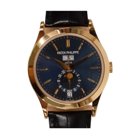 Patek Philippe Annual Calendar Rose Gold Blue Dial 5396R-014