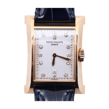 Patek Philippe Pagoda Yellow Gold White Diamond Dial 4900