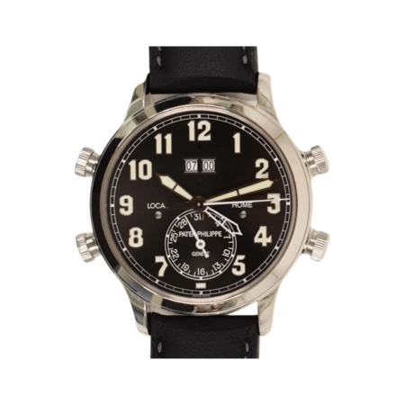 Patek Philippe Grand Complications Platinum Black Arabic Dial 5520P-001