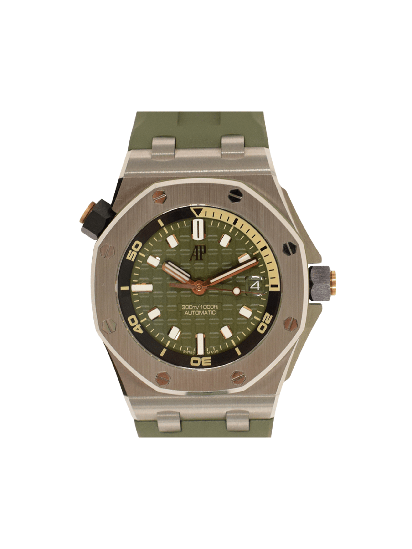 Audemars Piguet Royal Oak Offshore Diver 42 Stainless Steel Green Dial 15720ST.OO.A052CA.01