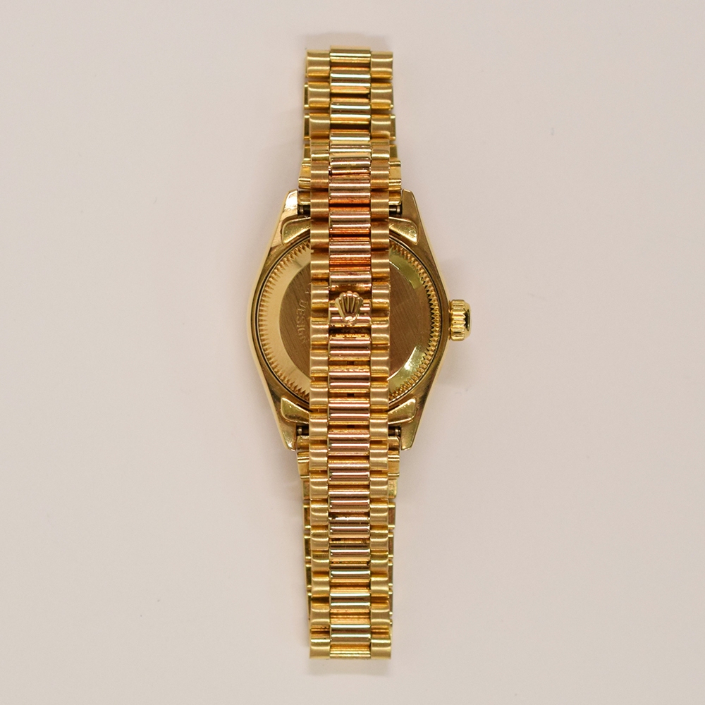Rolex Lady-Datejust Yellow Gold Champagne Diamond Dial 69178G