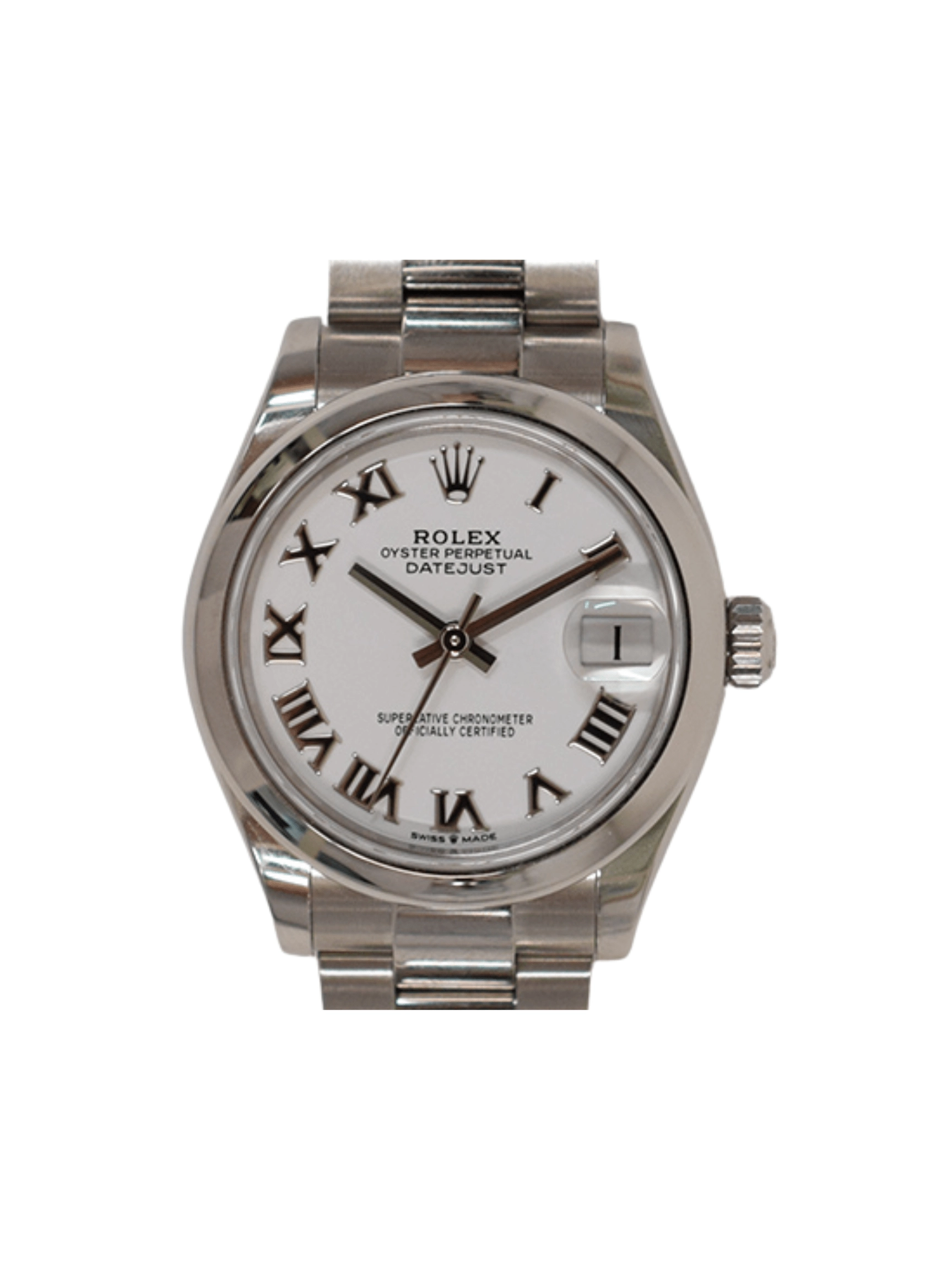 Rolex Datejust 31 Stainless Steel White Roman Dial 278240