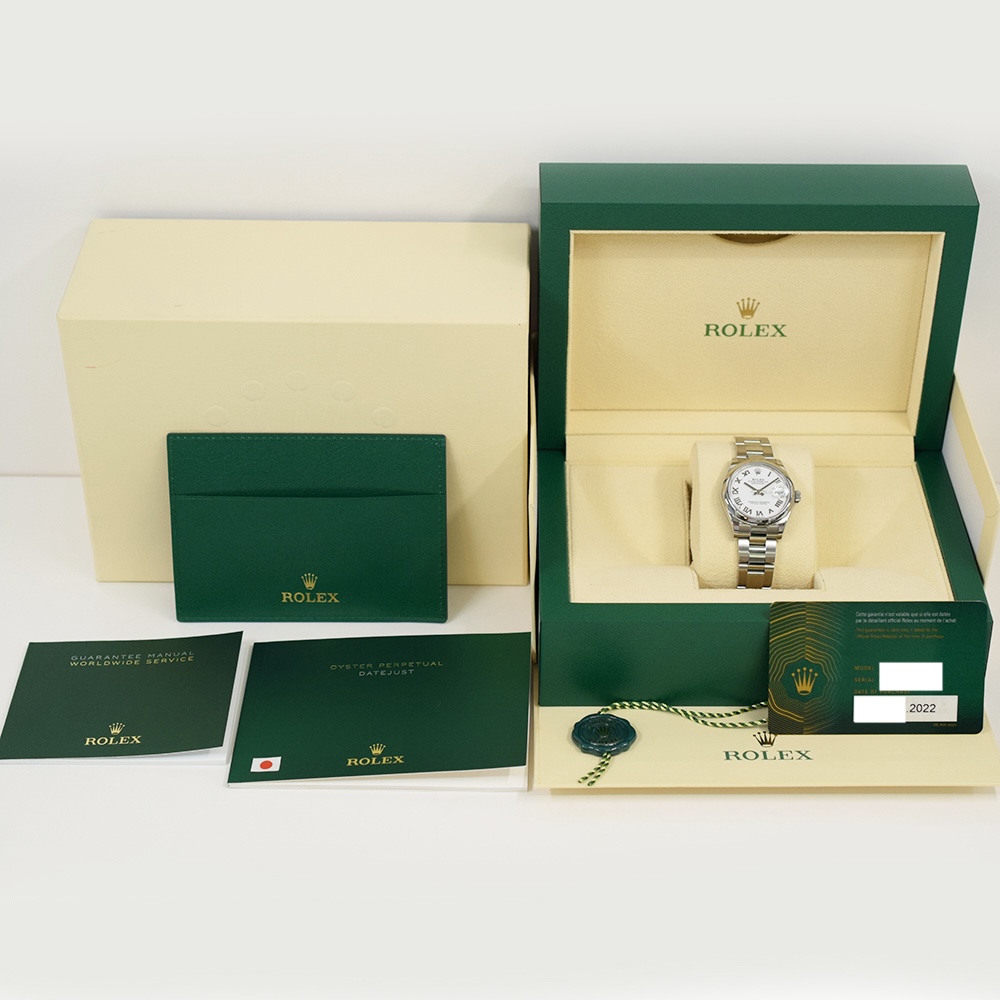 Rolex Datejust 31 Stainless Steel White Roman Dial 278240
