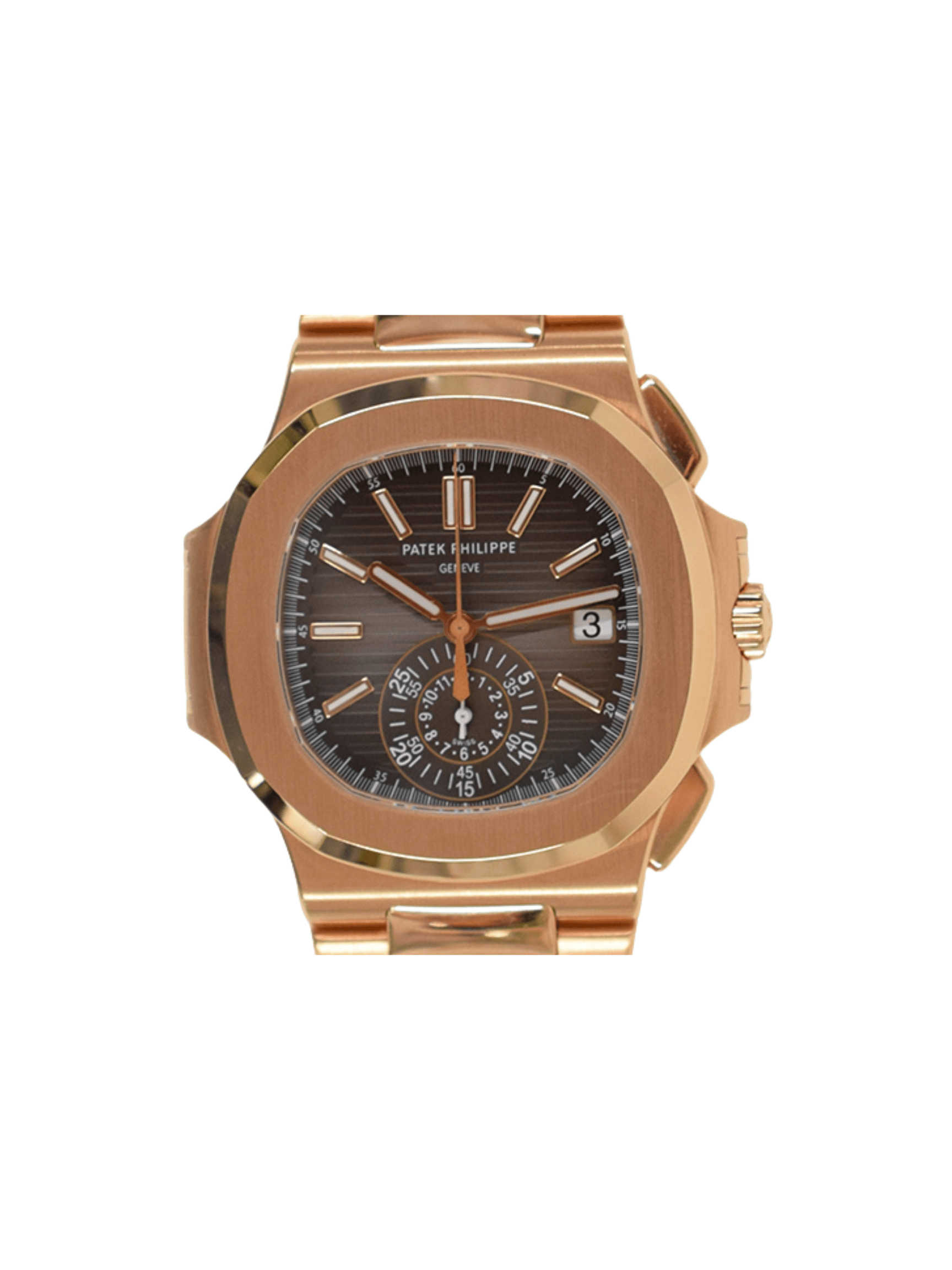 Patek Philippe Nautilus Chronograph Rose Gold Black Dial 5980/1R-001