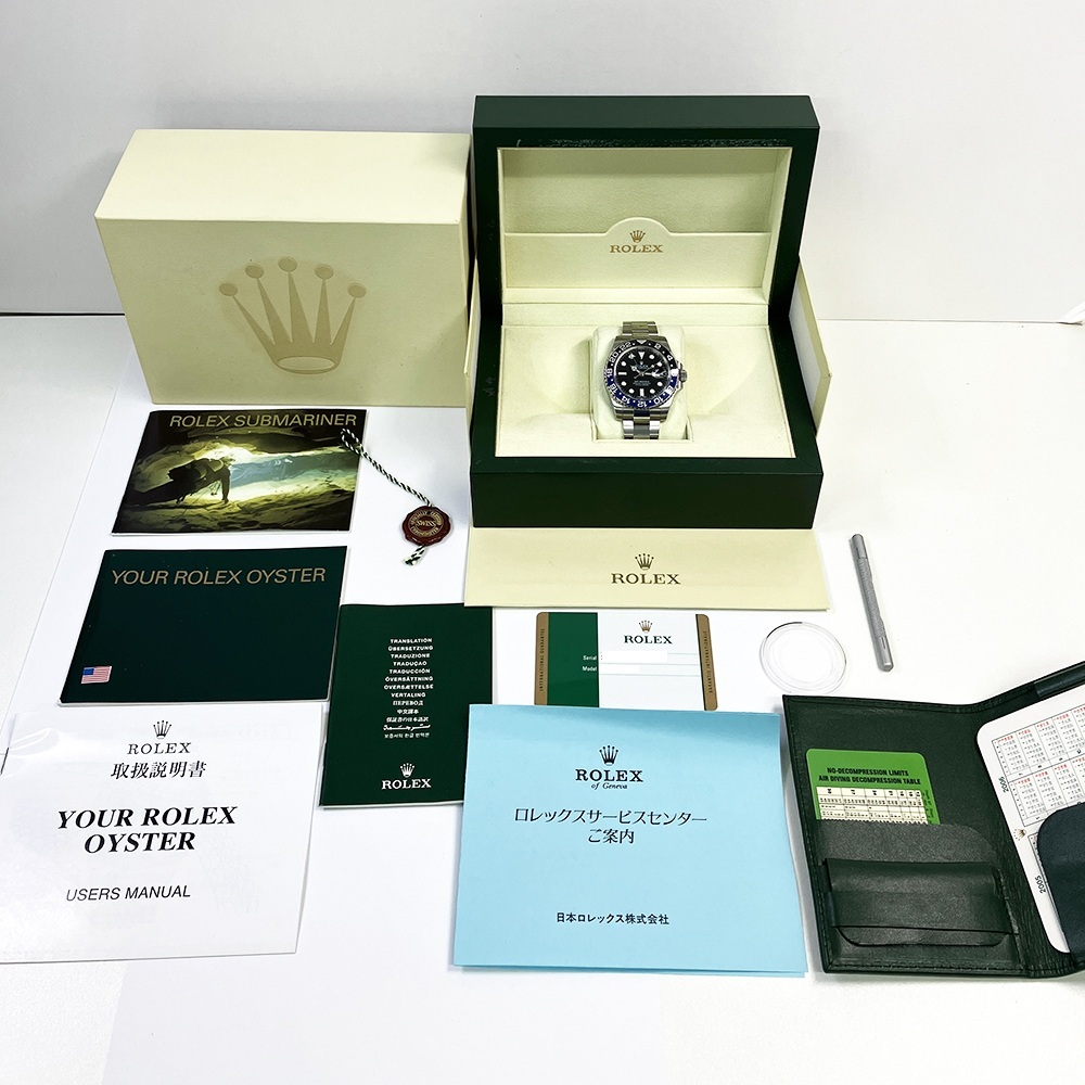 Rolex GMT-Master II Stainless Steel "Batman" Dial 116710BLNR Bracelet