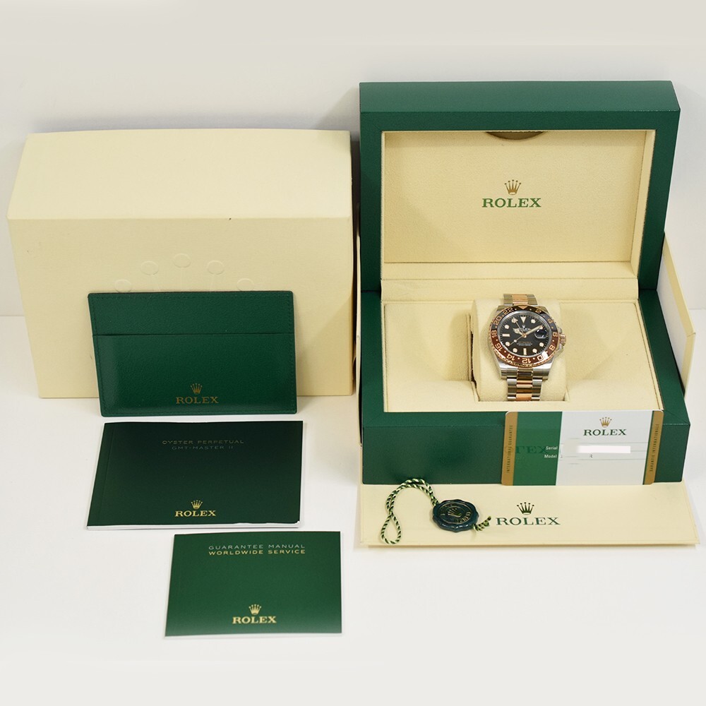 Rolex GMT-Master II Stainless Steel and Rose Gold "Root Beer" Dial 126711CHNR