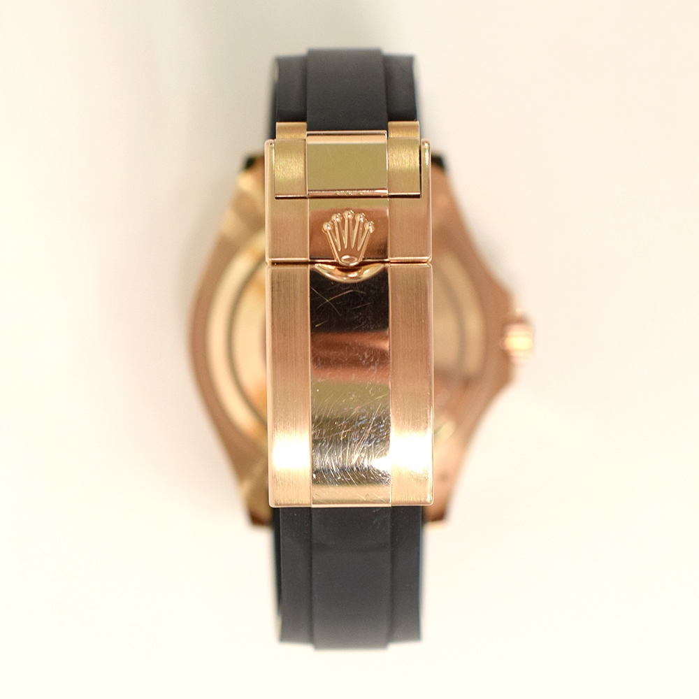 Rolex Yacht-Master 37 Rose Gold and Black Dial 268655