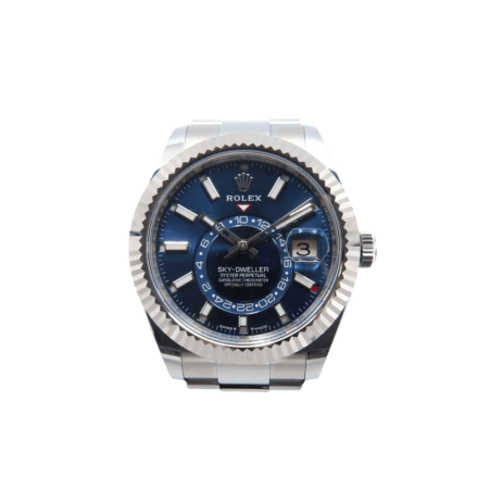Rolex Sky-Dweller Stainless Steel and White Gold Blue Dial 336934