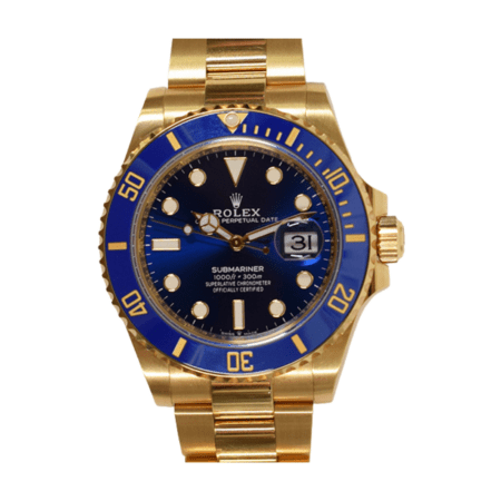 Rolex Submariner Date Blue Bezel Yellow Gold Blue Dial 126618LB