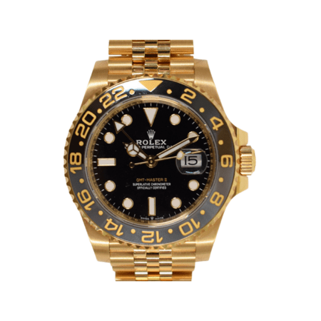 Rolex GMT-Master II Yellow Gold Black Dial 126718GRNR