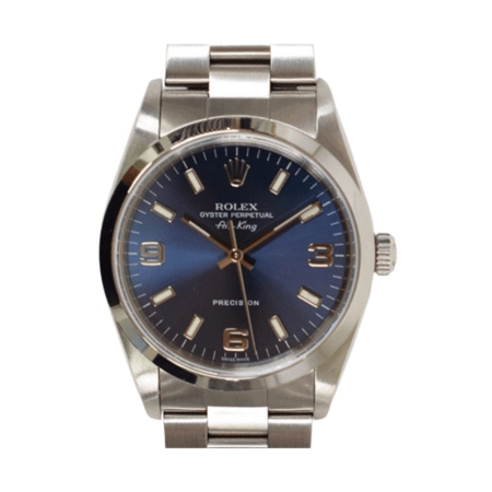 Rolex Air-King Stainless Steel Blue Dial 14000M
