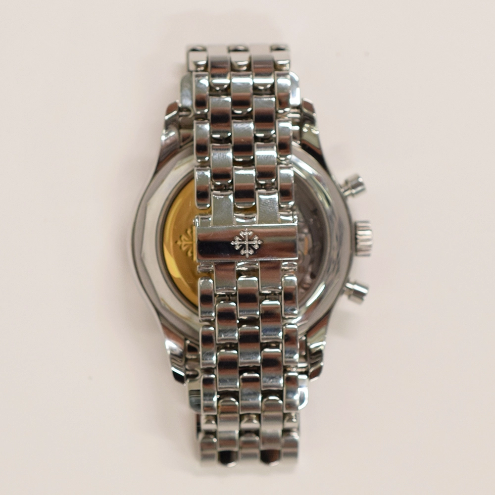 Patek Philippe Complications Annual Calendar Chronograph Stainless Steel Black Dial 5960/1A-010