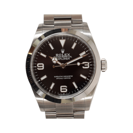 Rolex Explorer Stainless Steel Black Arabic Dial 224270