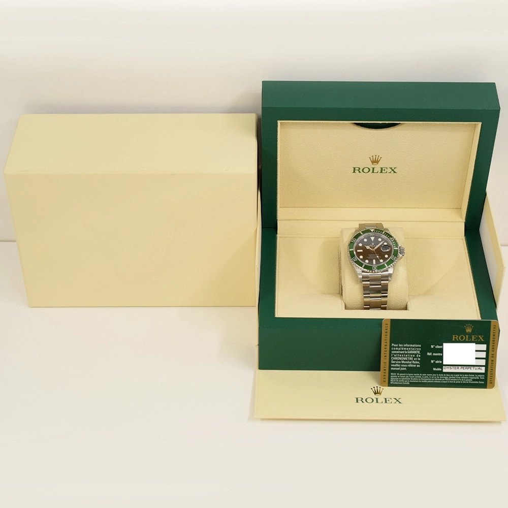 Rolex Submariner Date "Kermit" Stainless Steel Black Dial 16610LV