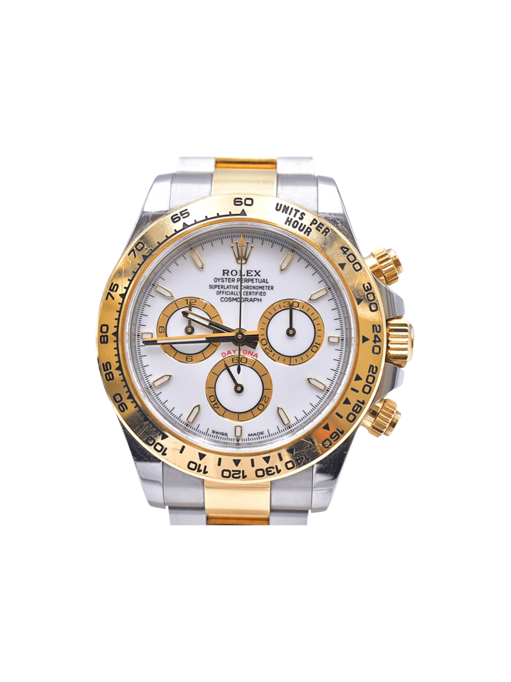 Rolex Daytona Stainless Steel and Yellow Gold White Dial 126503