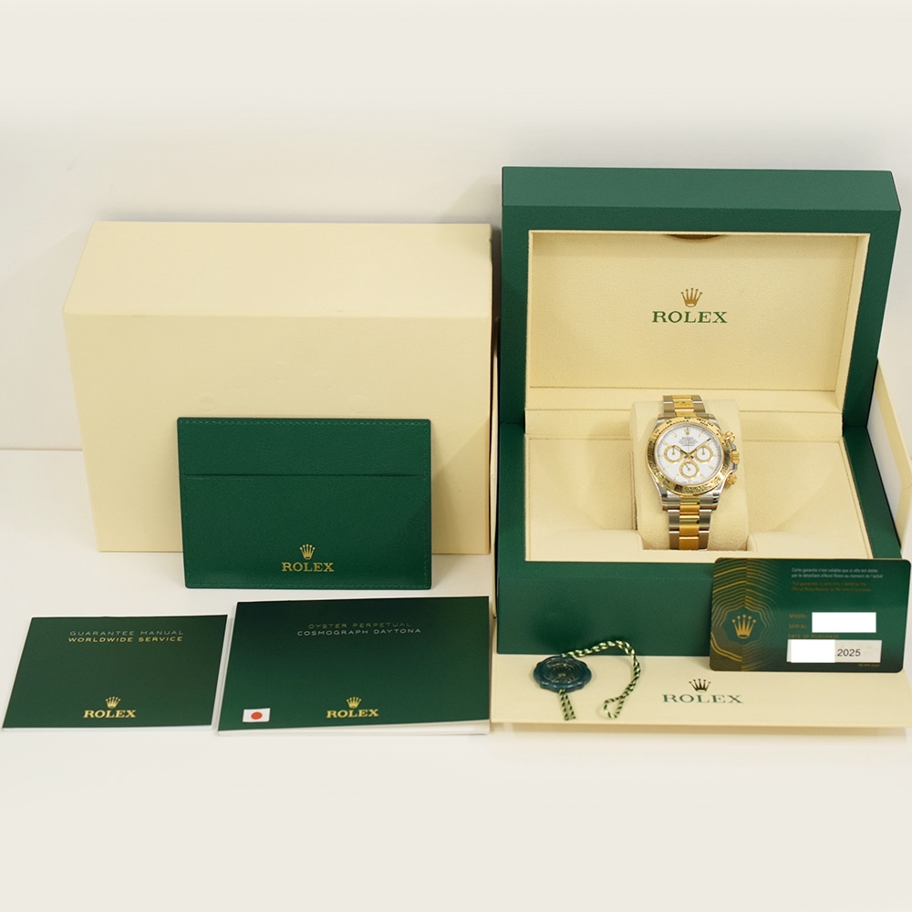 Rolex Daytona Stainless Steel and Yellow Gold White Dial 126503