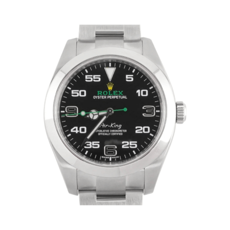 Rolex Air-King Stainless Steel Black Arabic Dial 116900