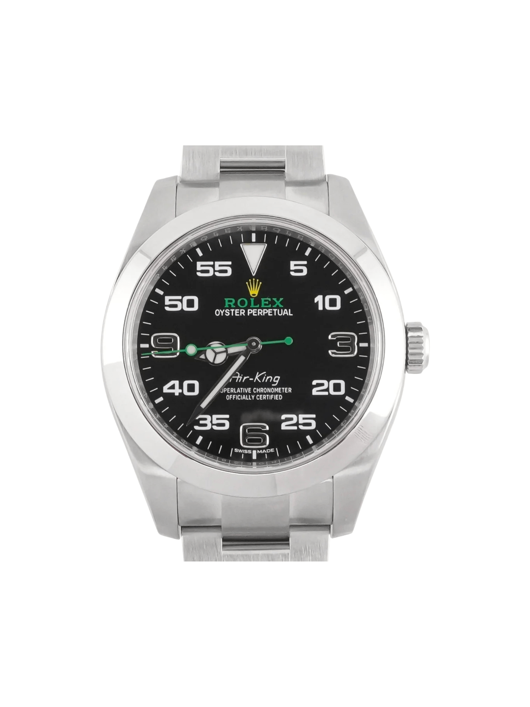 Rolex Air-King Stainless Steel Black Arabic Dial 116900
