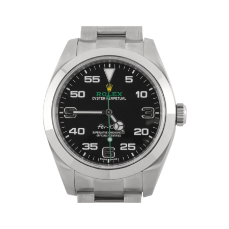 Rolex Air-King Stainless Steel Black Arabic Dial 116900