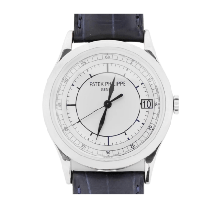 Patek Philippe Calatrava White Gold Silver Dial 5296G-001