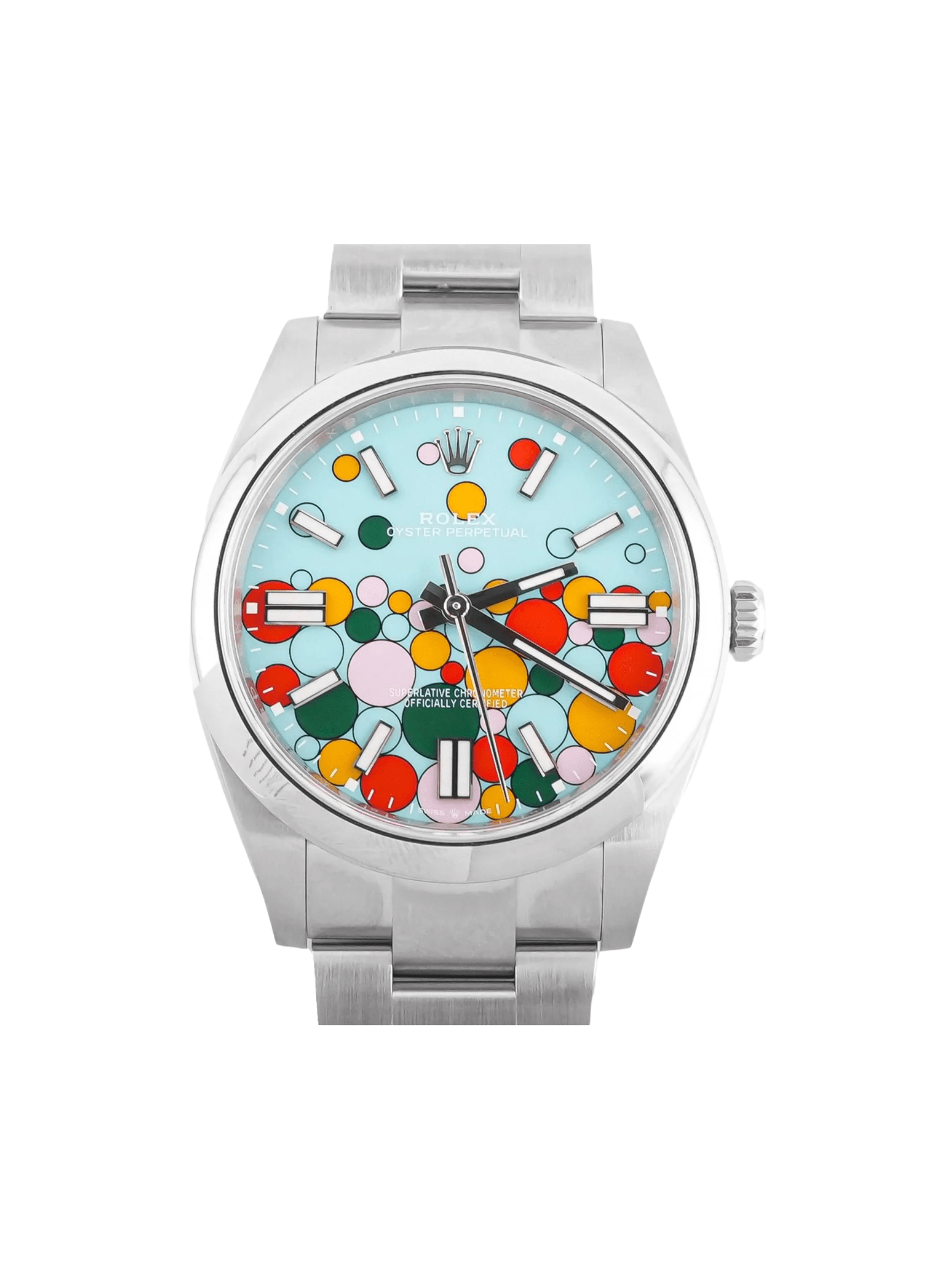 Rolex Oyster Perpetual 41 Stainless Steel "Celebration" Dial 124300