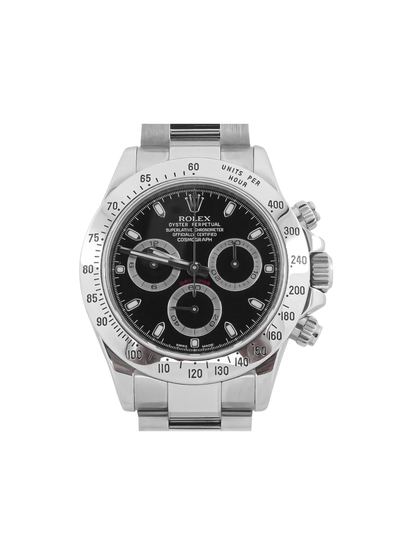 Rolex Daytona Stainless Steel Black Dial 116520