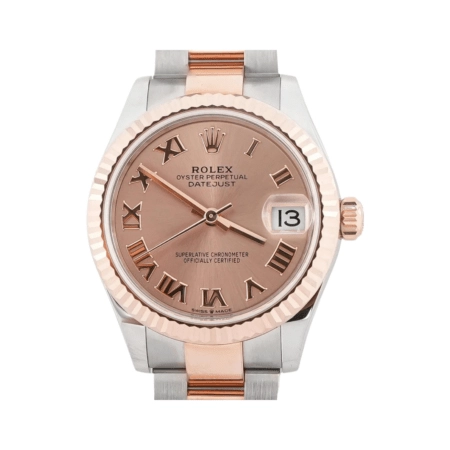 Rolex Datejust 31 Stainless Steel and Rose Gold Rose Roman Dial 278271