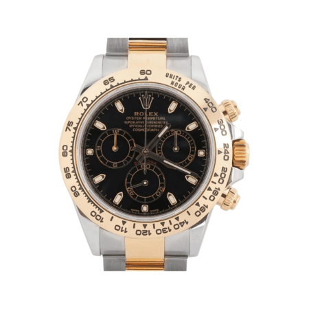 Rolex Daytona Stainless Steel and Yellow Gold Black Dial 116503