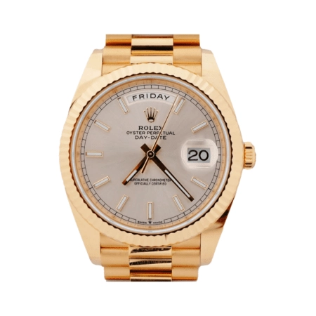 Rolex Day-Date Yellow Gold Silver Dial 228238