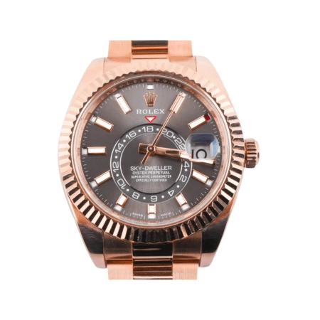 Rolex Sky-Dweller Rose Gold Dark Rhodium Dial 326935