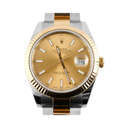 Rolex Datejust Stainless Steel and Yellow Gold Champagne Dial 126333