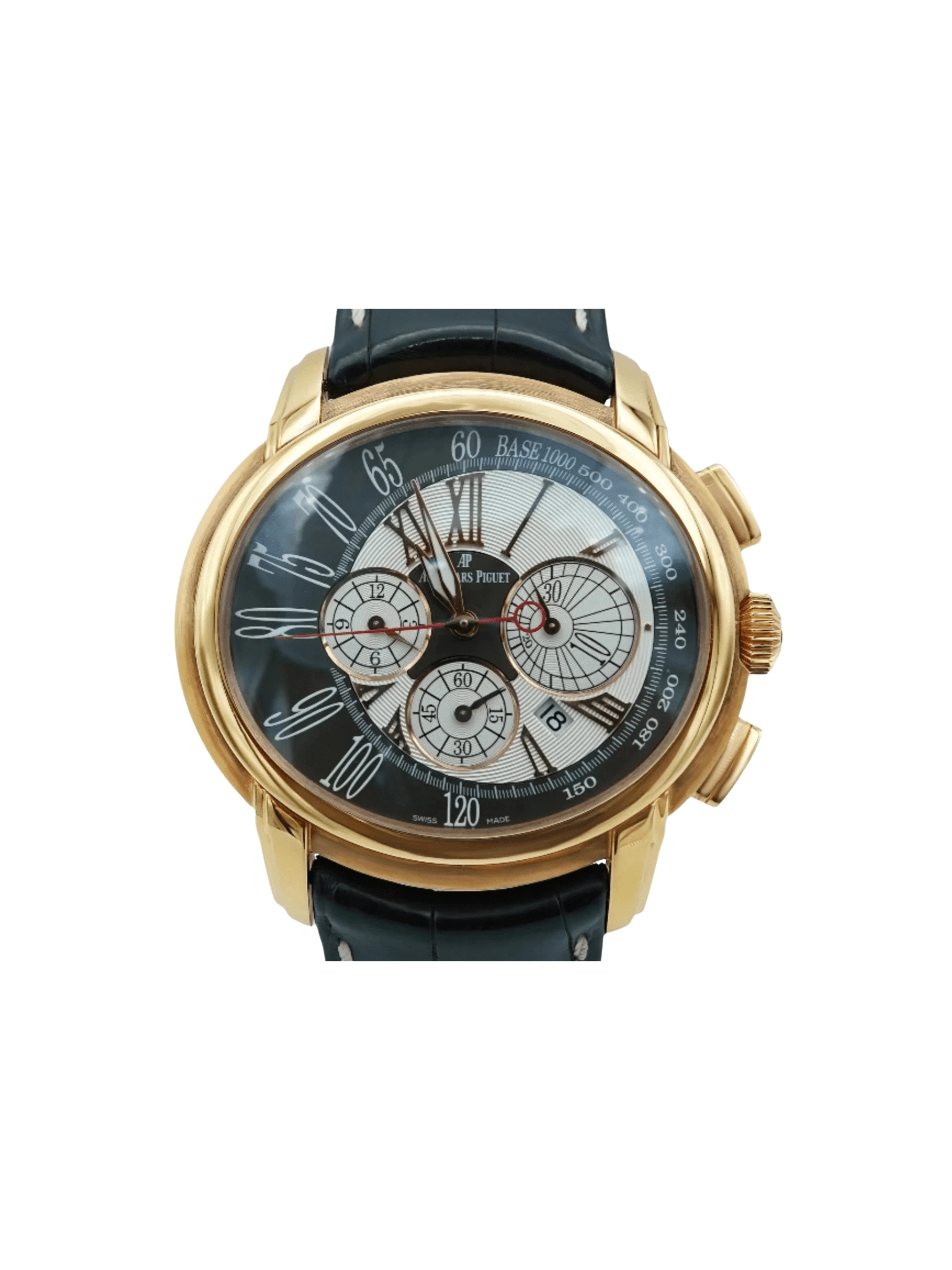 Audemars Piguet Millenary Chronograph Rose Gold Black Arabic Dial 26145OR.OO.D093CR.01