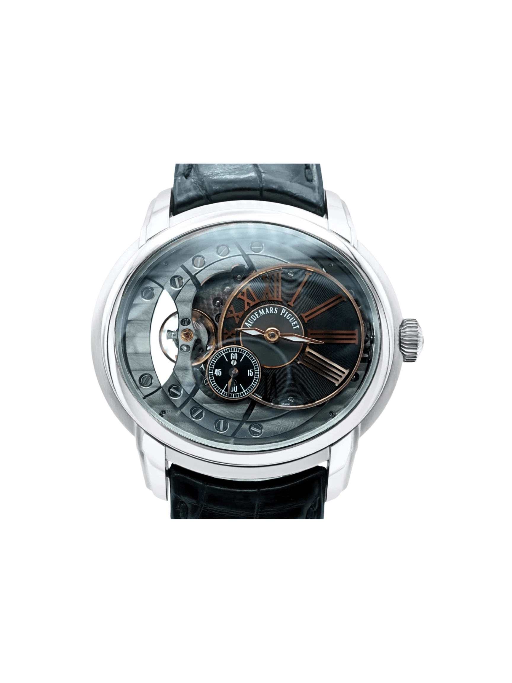 Audemars Piguet Millenary 4101 Stainless Steel Skeleton Dial 15350ST.OO.D002CR.01