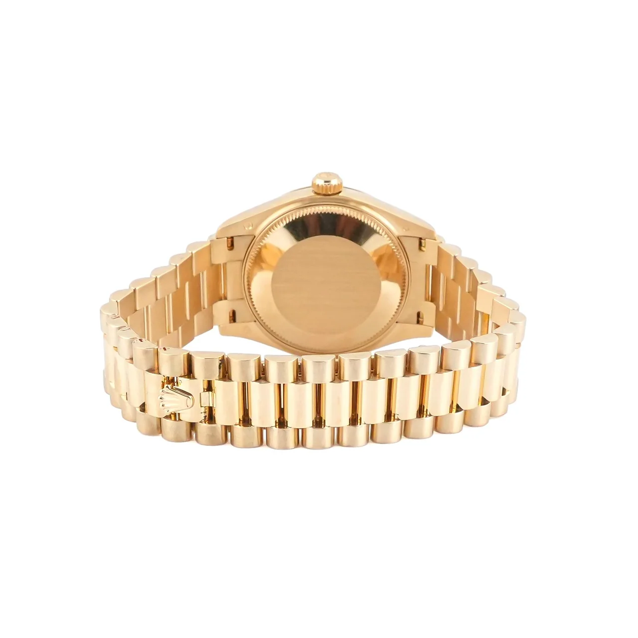 Rolex Datejust 31 Yellow Gold Champagne Diamond Dial 278278