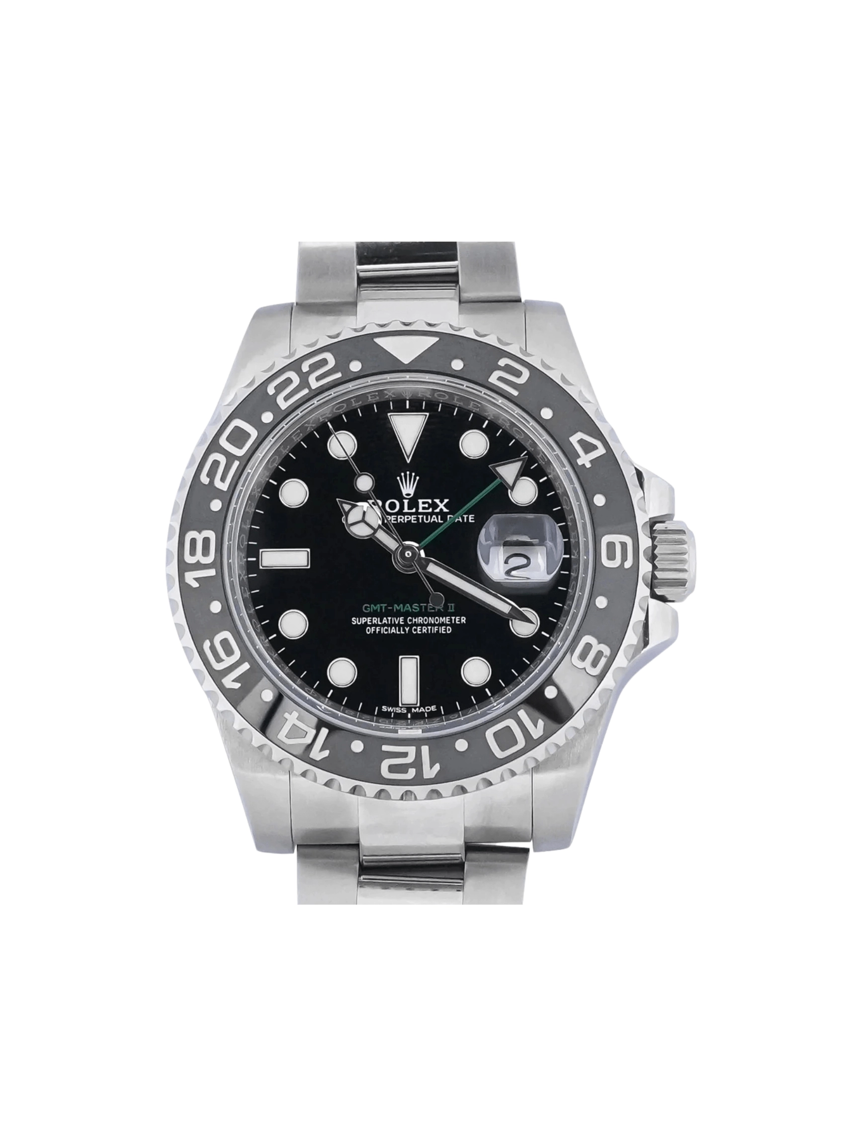 Rolex GMT-Master II Stainless Steel Black Dial 116710LN