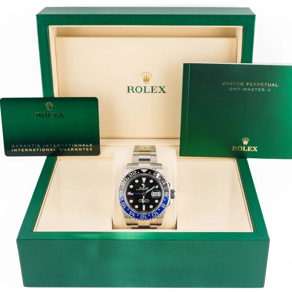 Rolex GMT-Master II "Batman" Stainless Steel Black Dial 126710BLNR