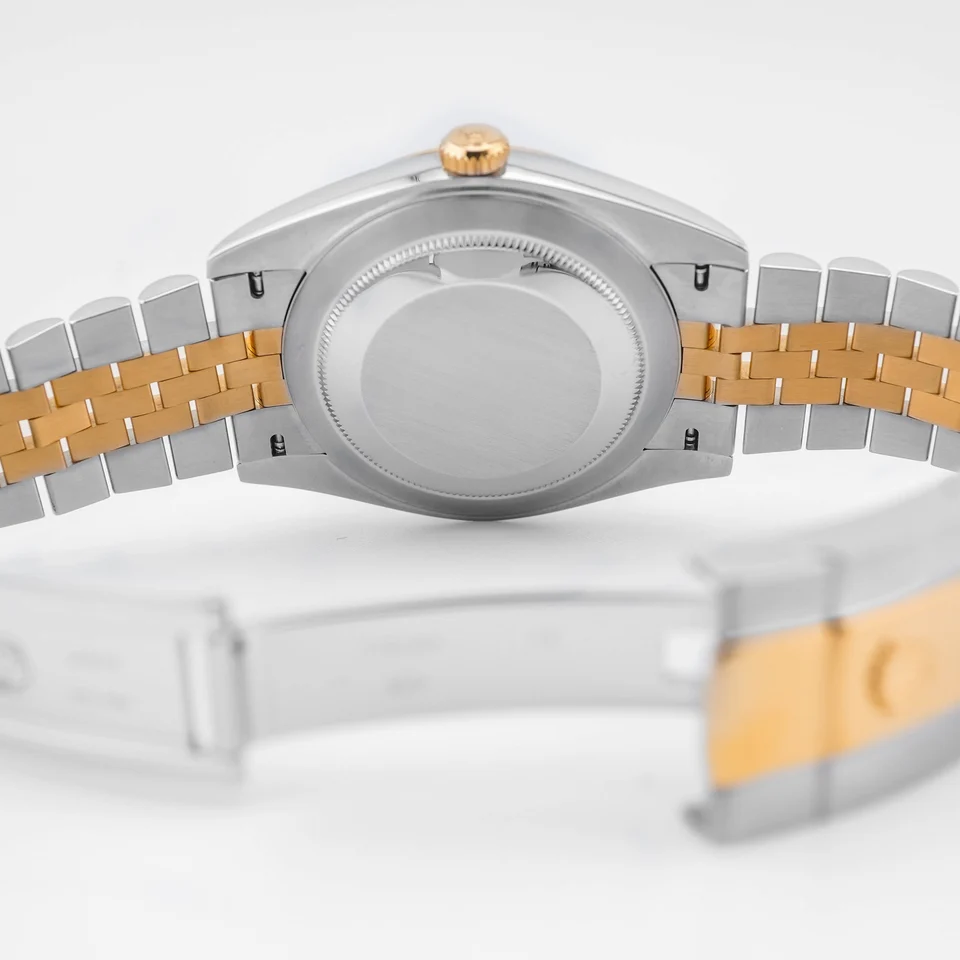 Rolex Datejust Steel and Yellow Gold Champagne Diamond Dial 126333