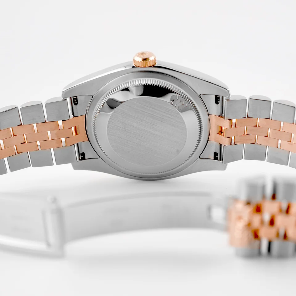 Rolex Datejust Stainless Steel and Rose Gold Silver Jubilee Diamond Dial 116231