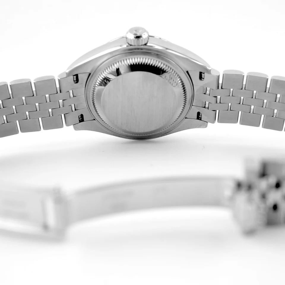 Rolex Lady-Datejust Stainless Steel and White Gold Silver Roman Dial 279174