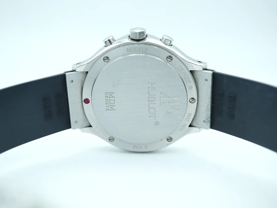 Hublot Classic MDM Chronograph Stainless Steel Blue Dial 1621.1