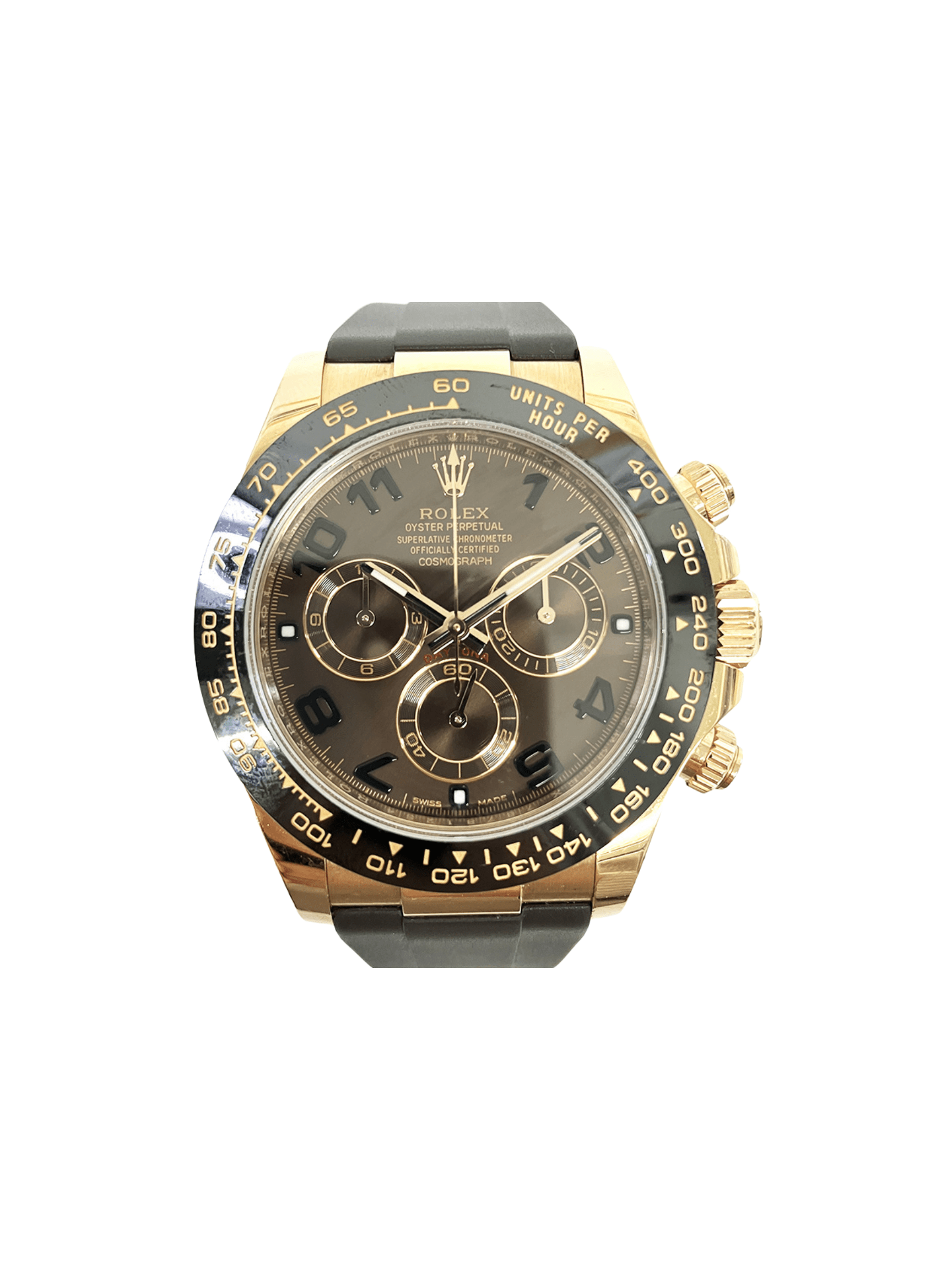 Rolex Daytona Rose Gold Chocolate Arabic Dial 116515LN Bracelet
