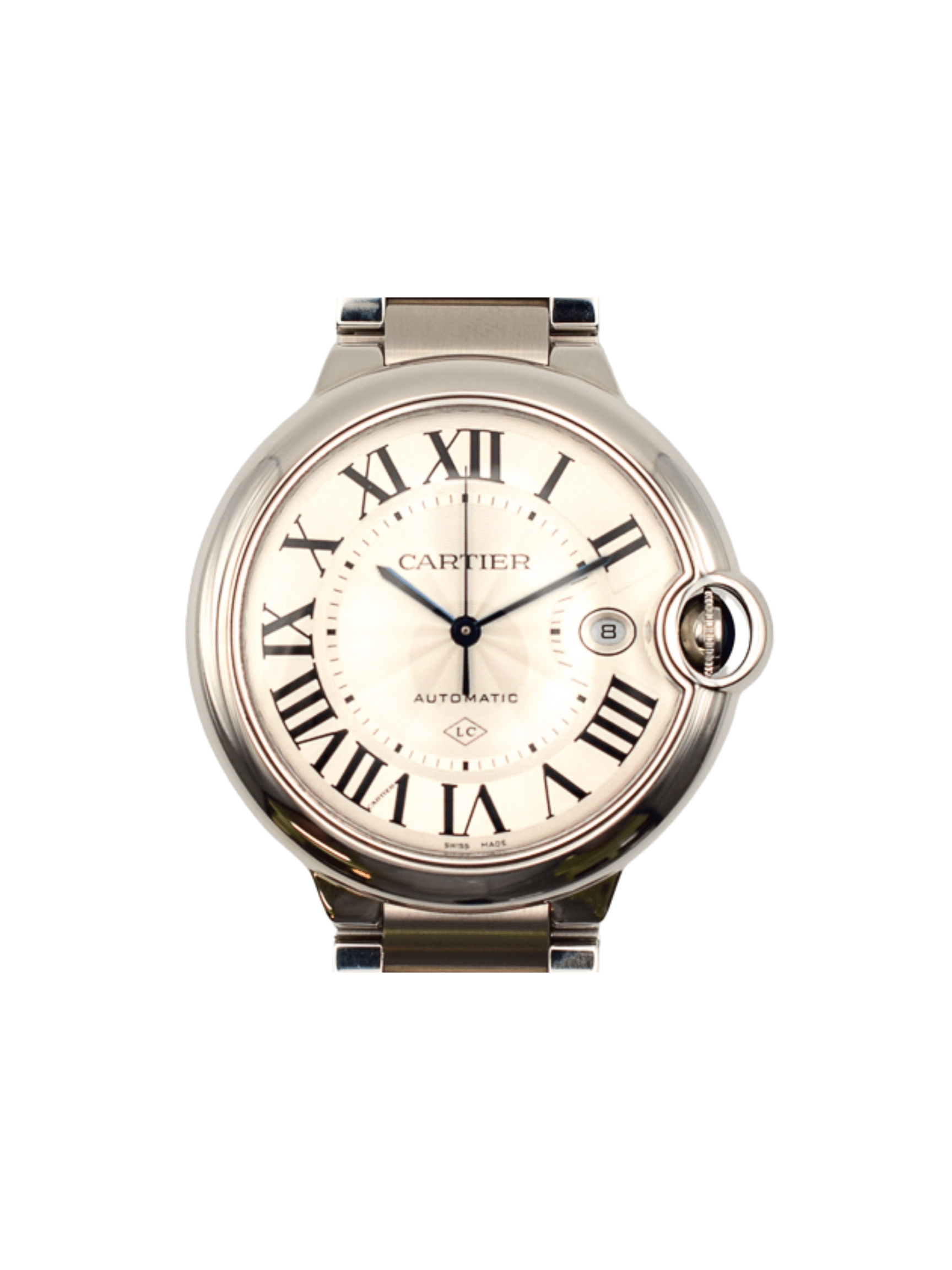 Cartier Ballon Bleu Stainless Steel Silver Roman Dial WSBB0016