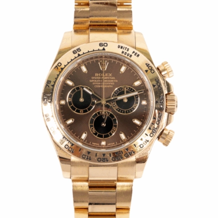 Rolex Daytona Rose Gold Chocolate Dial 116505 Bracelet