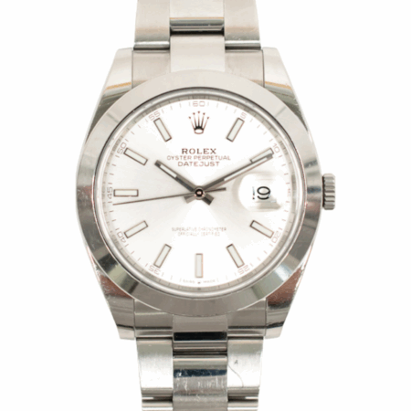 Rolex Datejust 41 Stainless Steel Silver Dial 126300 Bracelet