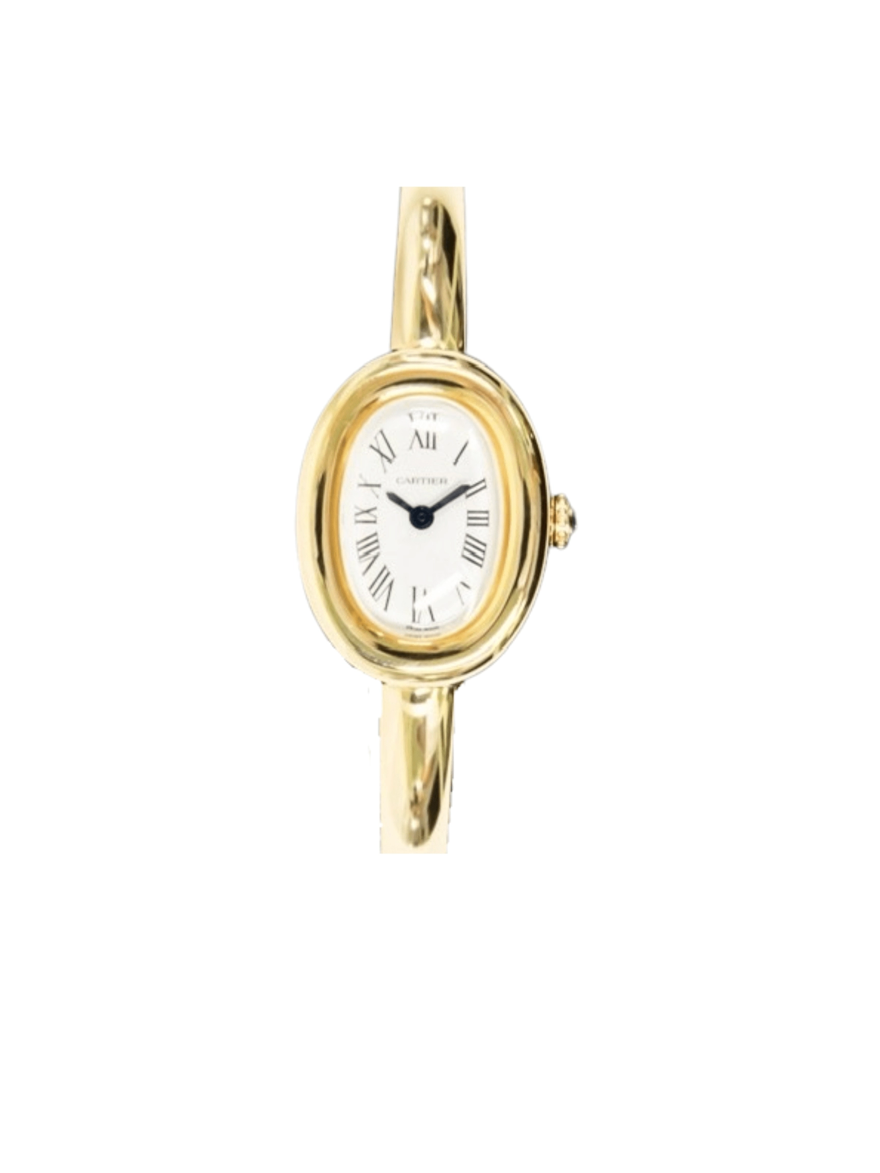 Cartier Baignoire Yellow Gold White Roman Dial WGBA0045