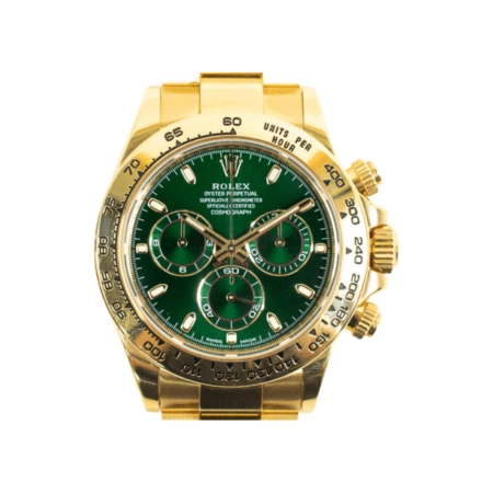 Rolex Daytona Yellow Gold Green Dial 116508