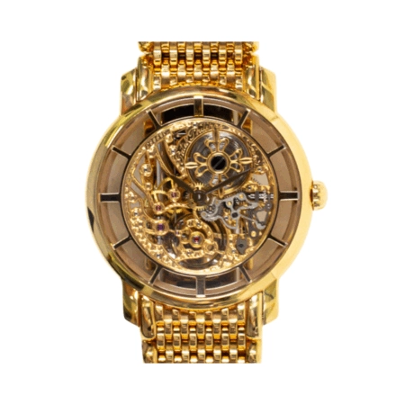 Patek Philippe Calatrava Complications Yellow Gold Skeleton Dial 7180/1J-001