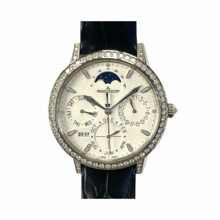Jaeger-LeCoultre Rendez-Vous Perpetual Calendar Diamond Bezel White Gold Dial Q3493420