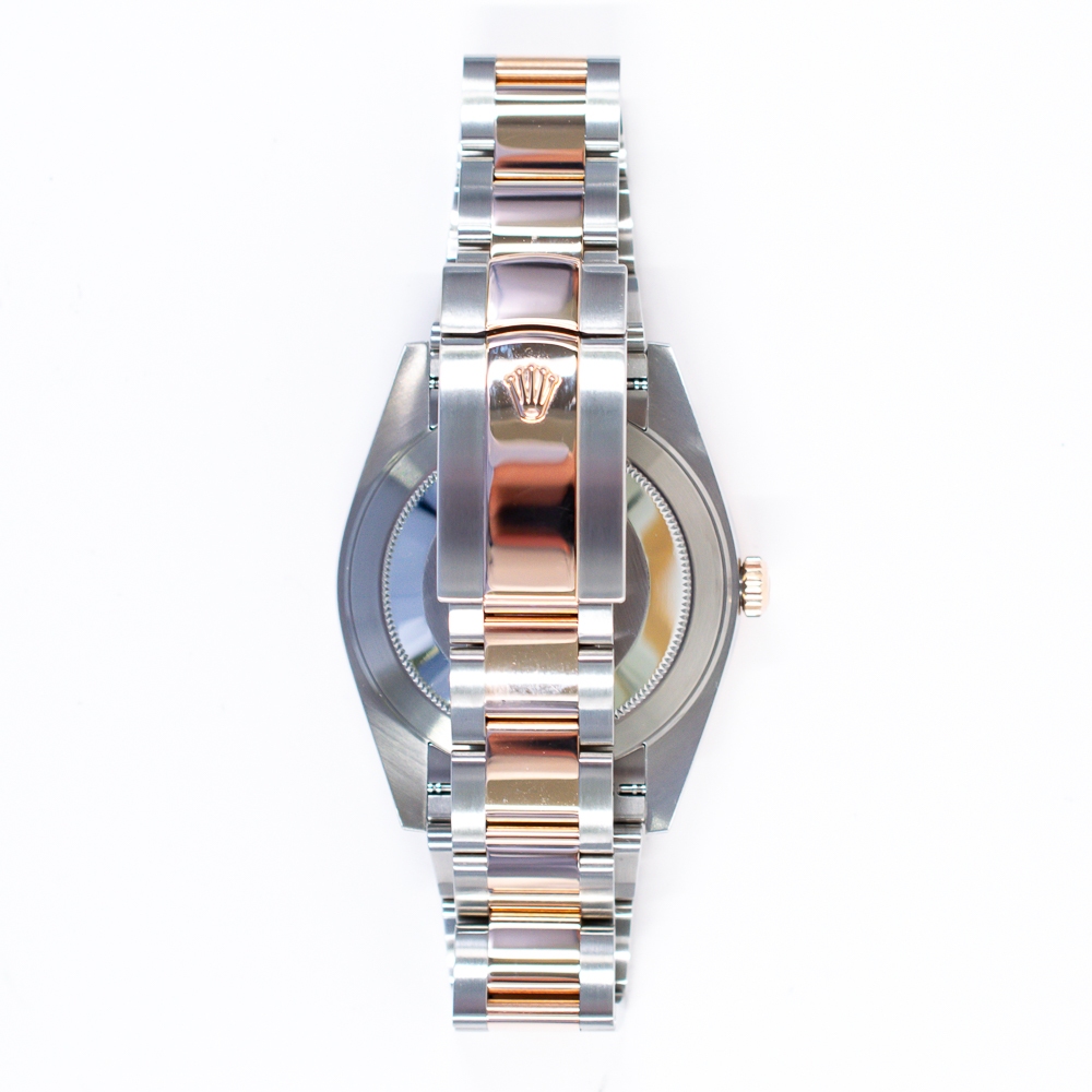 Rolex Datejust 41 Stainless Steel and Rose Gold Sundust Dial 126331