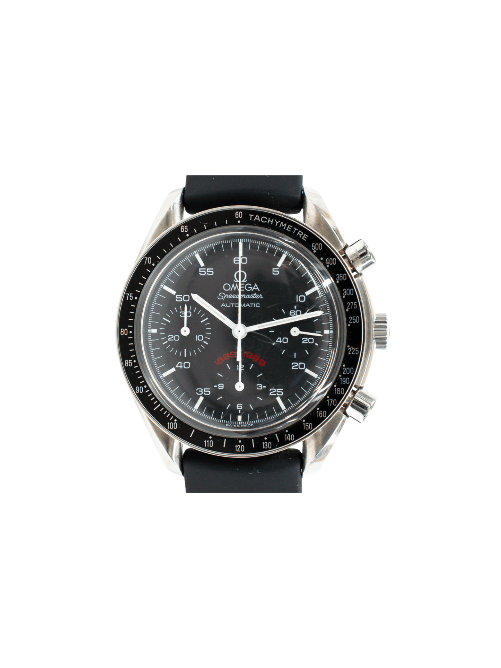 Omega Speedmaster AC Milan 1999 Stainless Steel Black Dial 3810.51.41